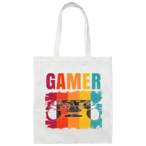 A Real Gamer, Nerd Or Geek Pro Canvas Tote Bag