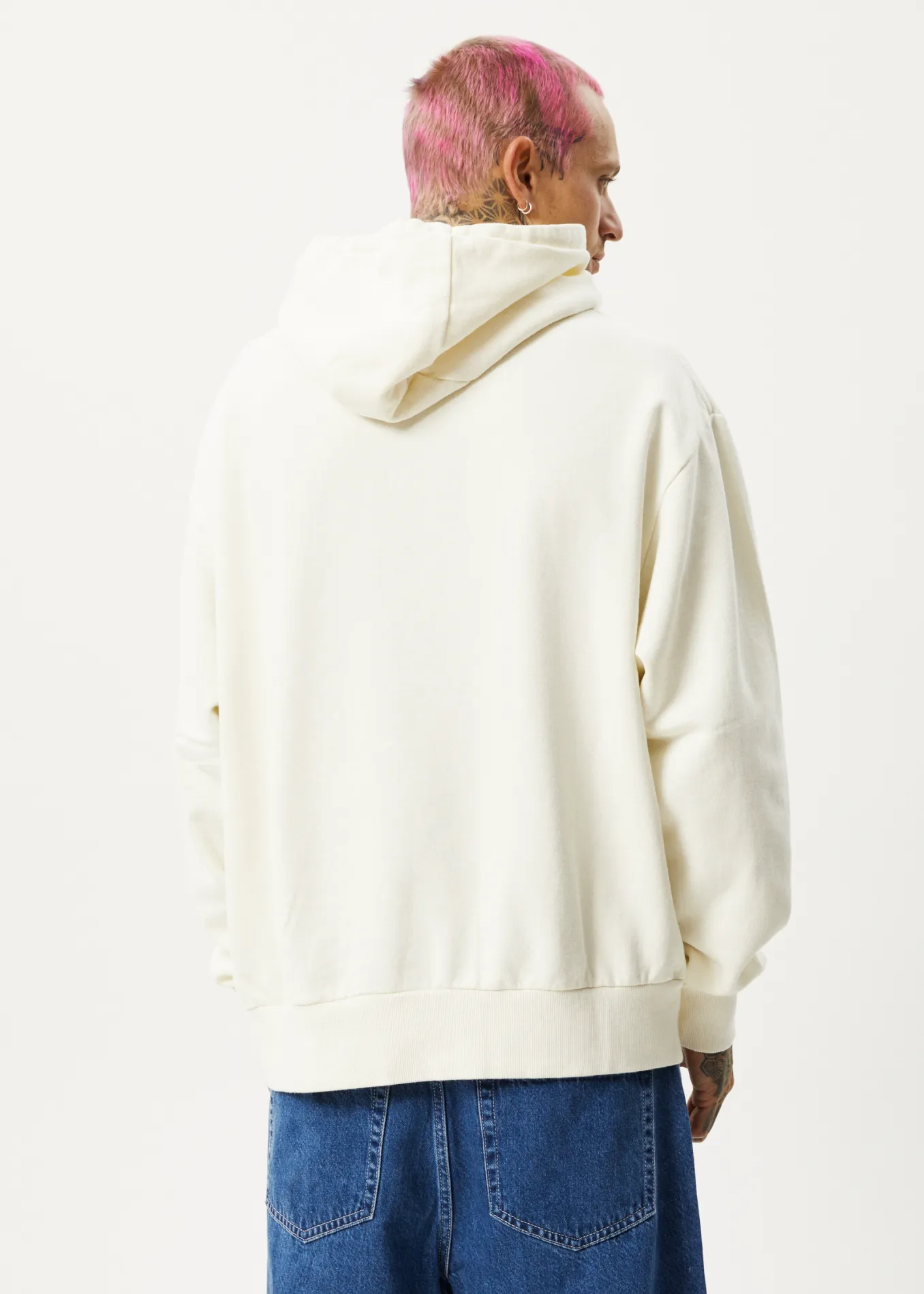 AFENDS Unisex Vacancy - Unisex Hoodie - Off White