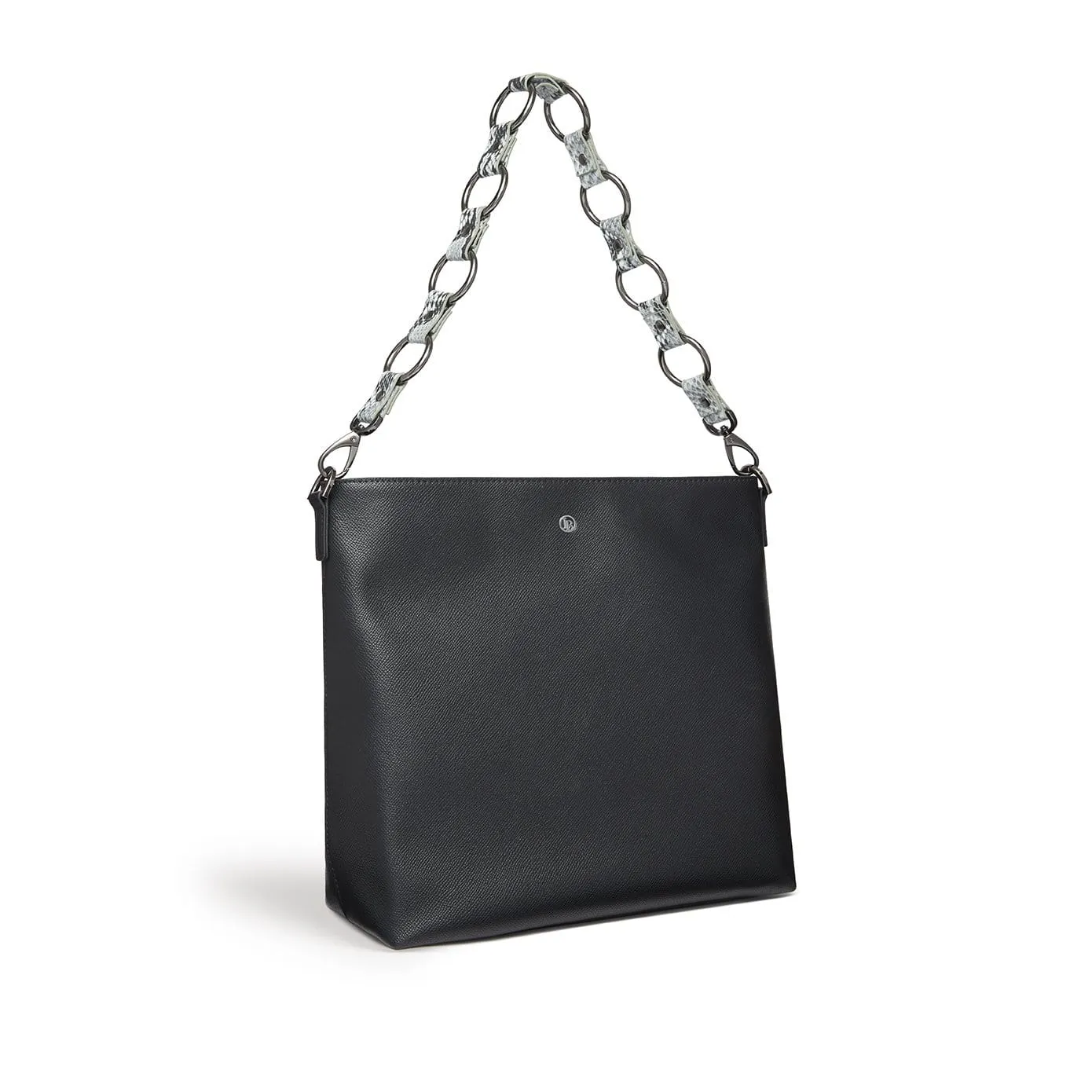 Alstonia Vegan Leather Hobo Bag | Black