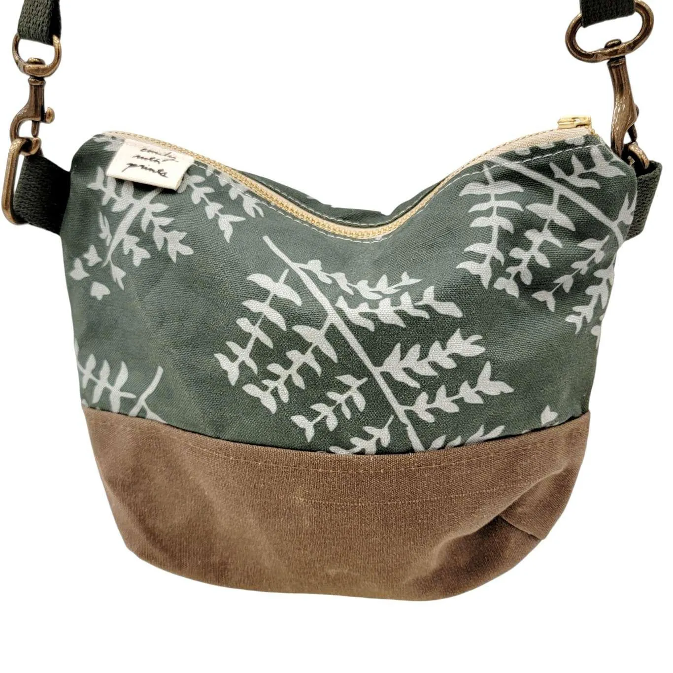 Bag - Small Cross-Body (Fern) by Emily Ruth Prints