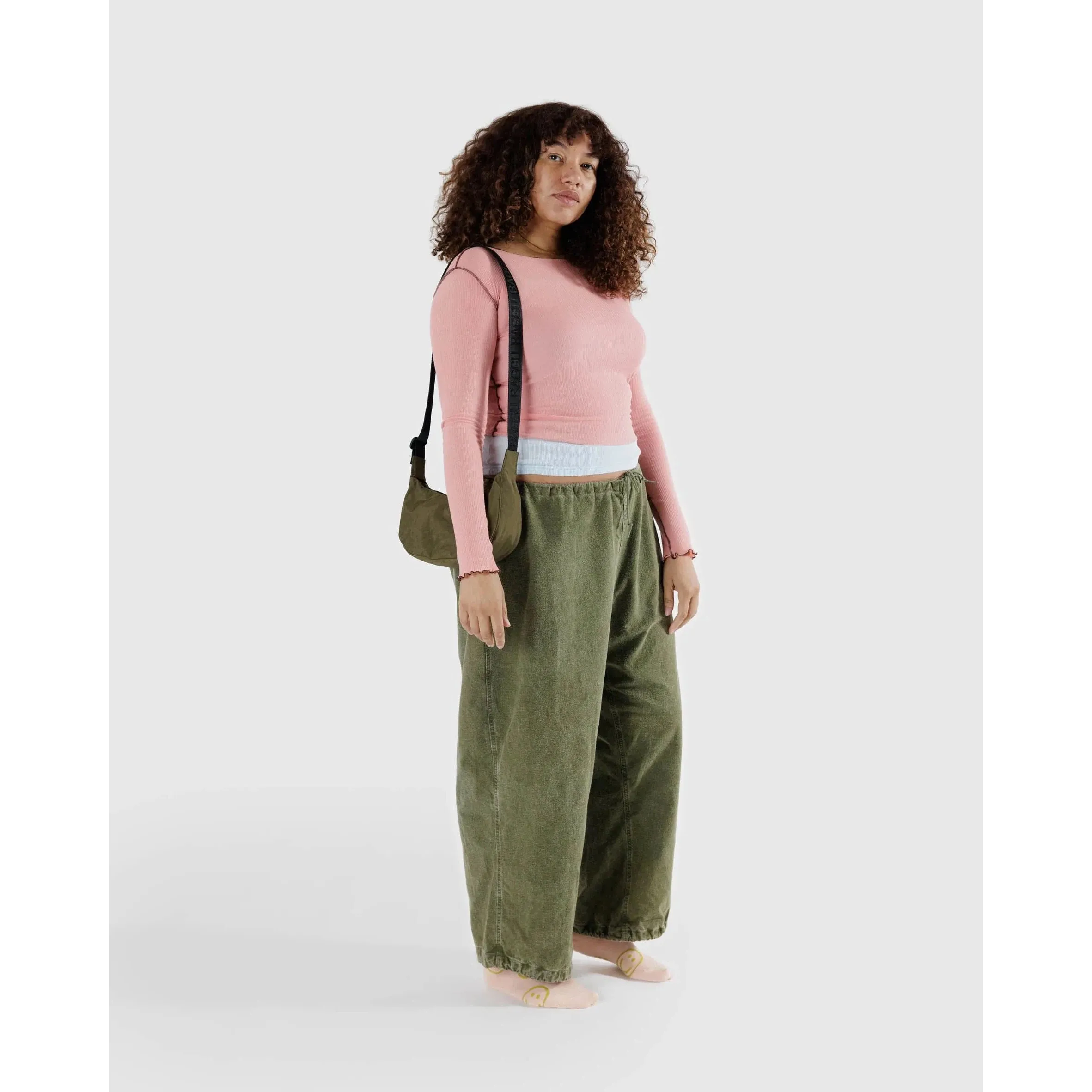 Baggu - Small Nylon Crescent bag - Seaweed