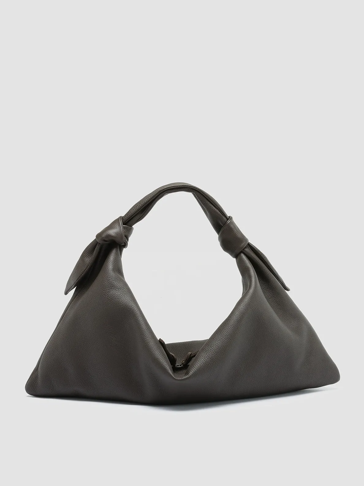 BOLINA 031 - Brown Leather Hobo Bag