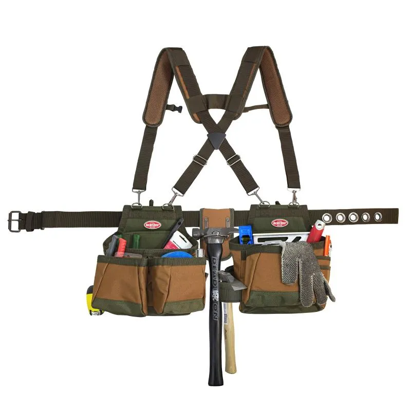 Bucket Boss 50100 AirLift Tool Belt with Suspenders.