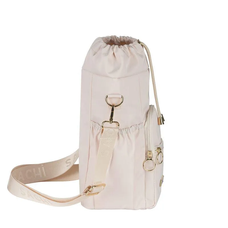 Crossbody Insulated Water Bottle Carrier Bag Alabaster