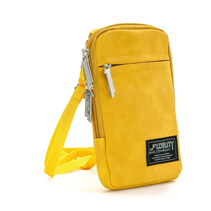 Crossbody Slim Shady Bag | Vegan Mustard