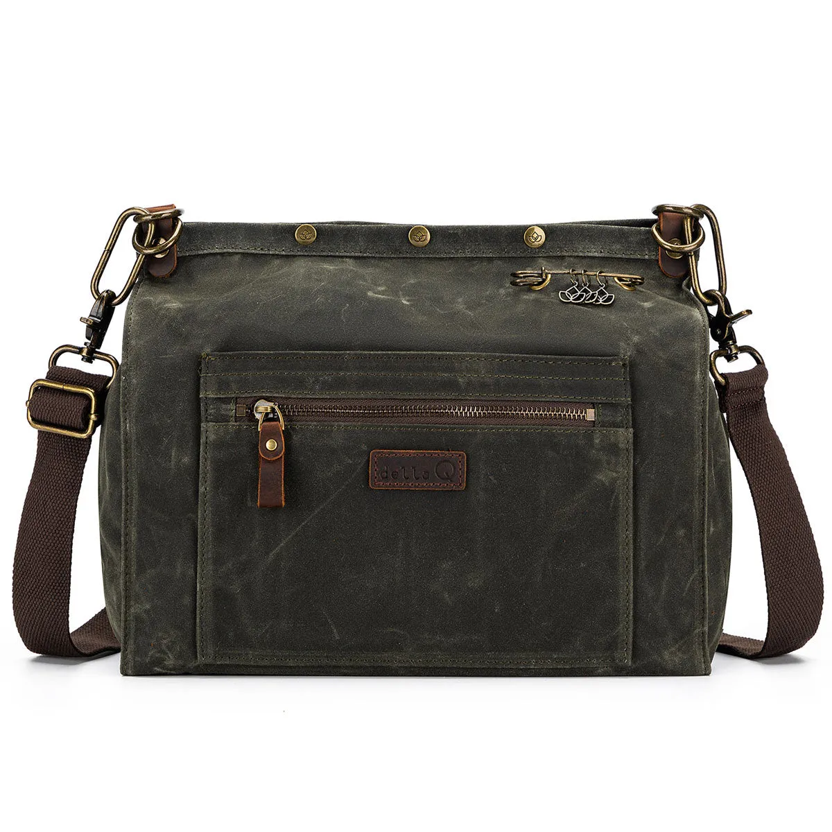 della Q Maker's Canvas Rucksack - Olive