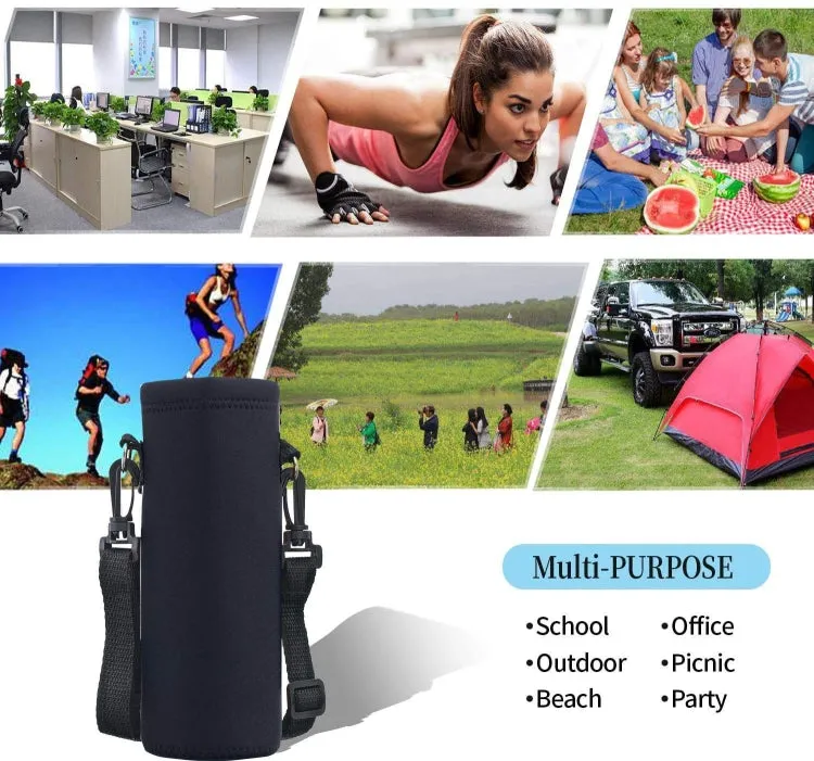 Diving Material Outdoor Strap Cord Crossbody Cup Cover 1500ml