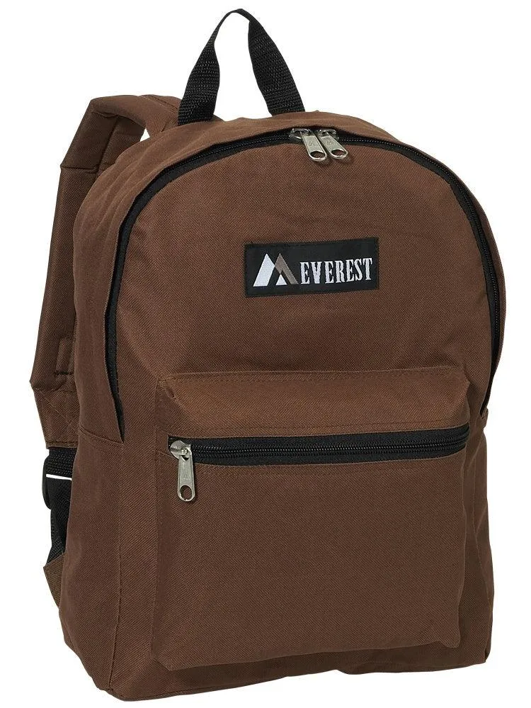 Everest Backpack Book Bag - Back to School Basic Style - Mid-Size