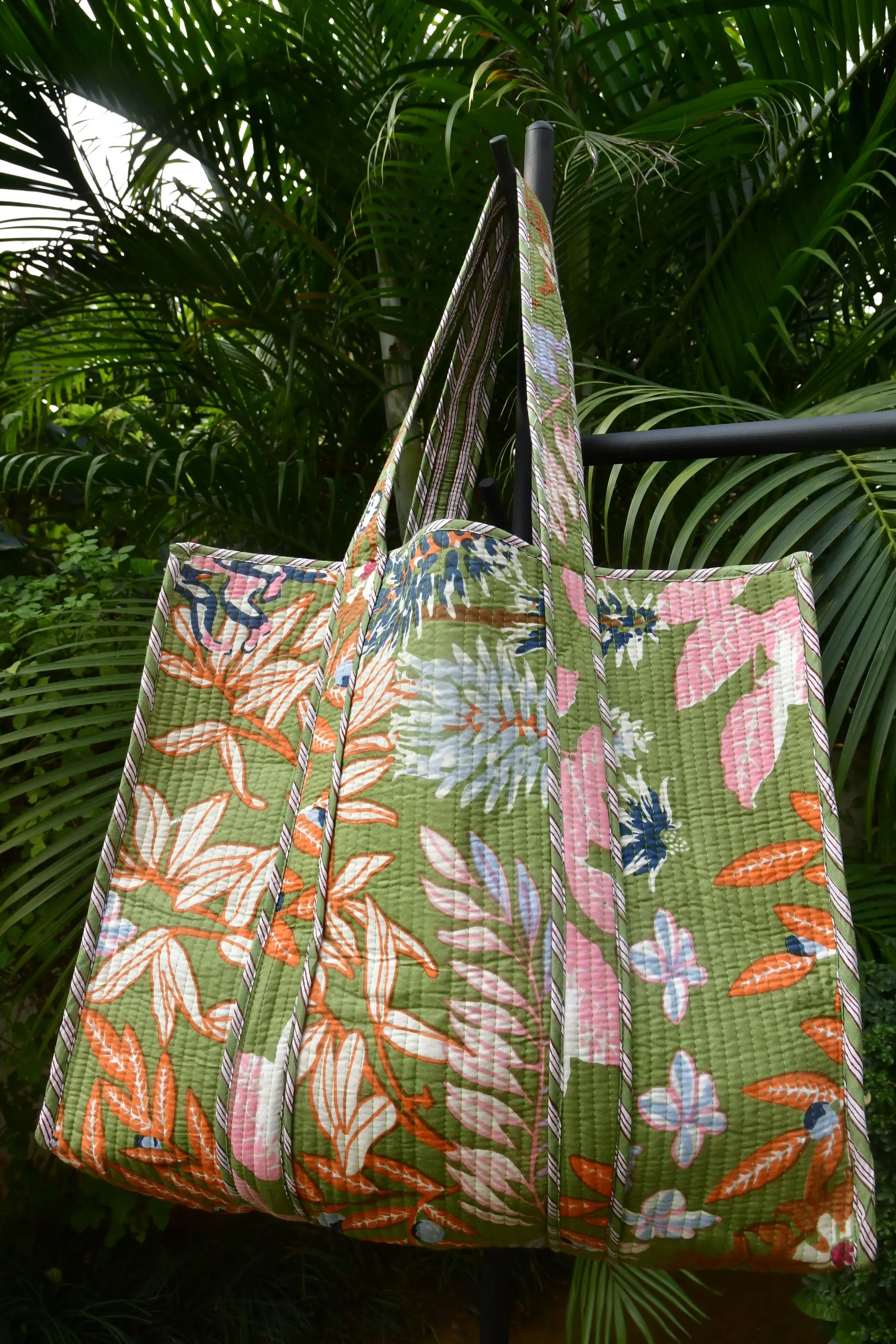 Green Tote Bag