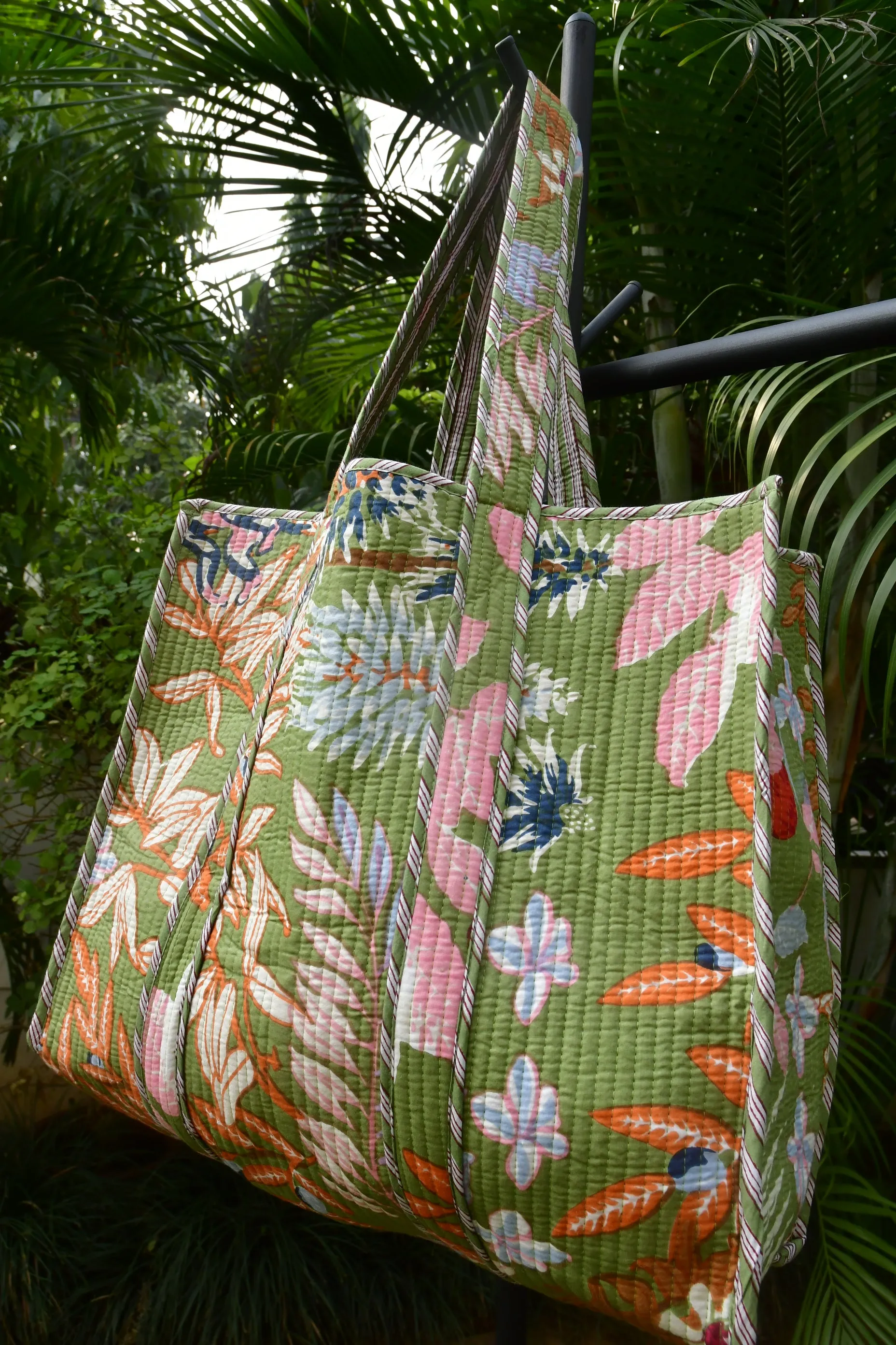 Green Tote Bag