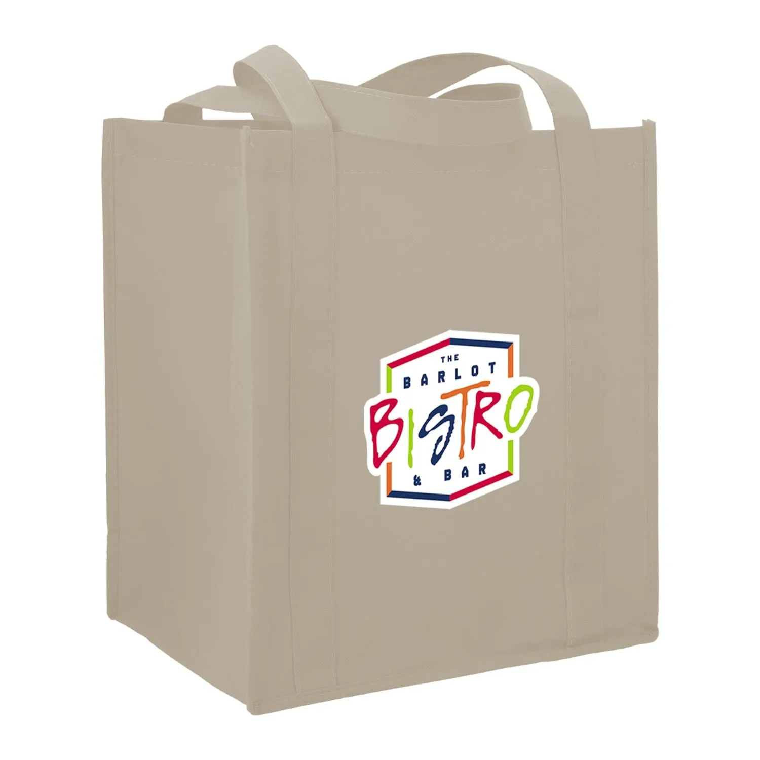 Hercules Non-Woven Grocery Tote - Cream