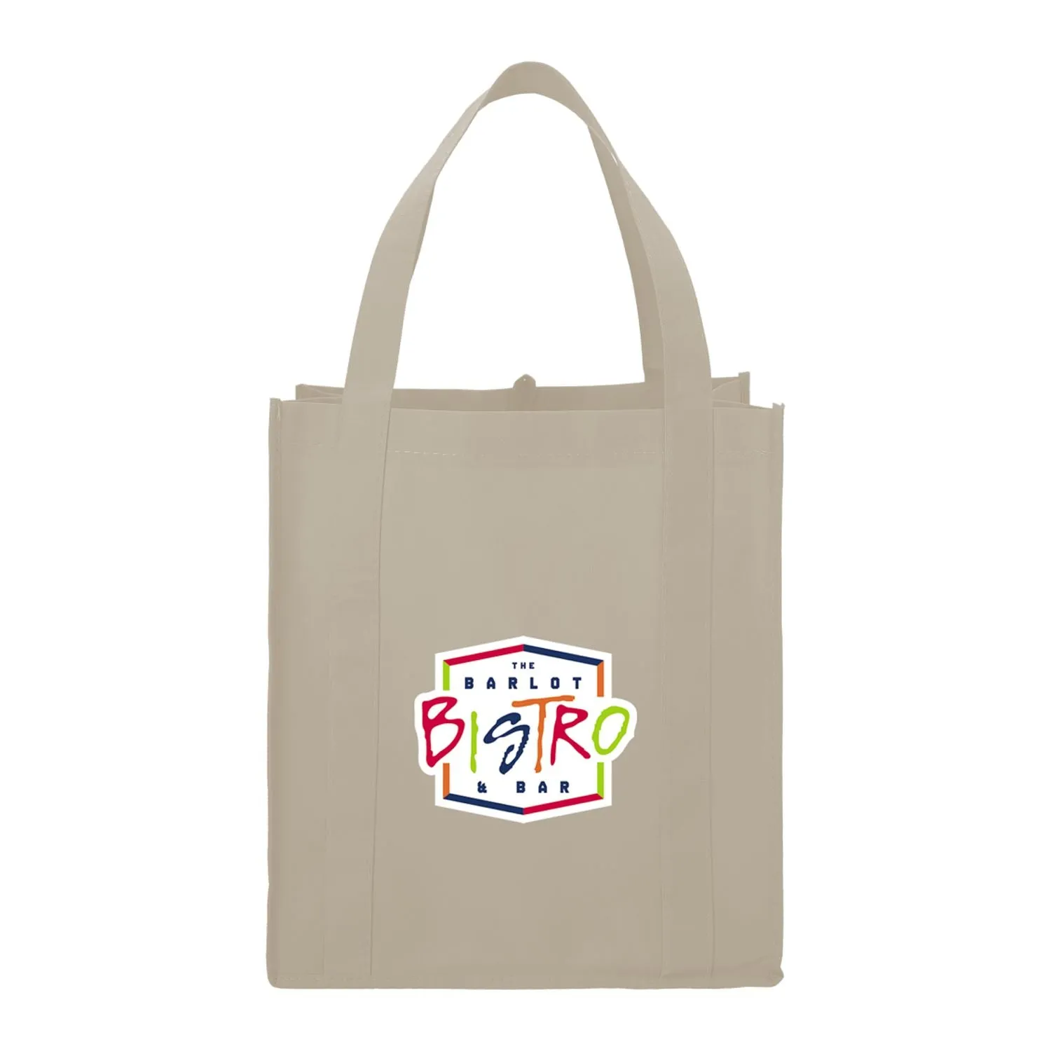 Hercules Non-Woven Grocery Tote - Cream