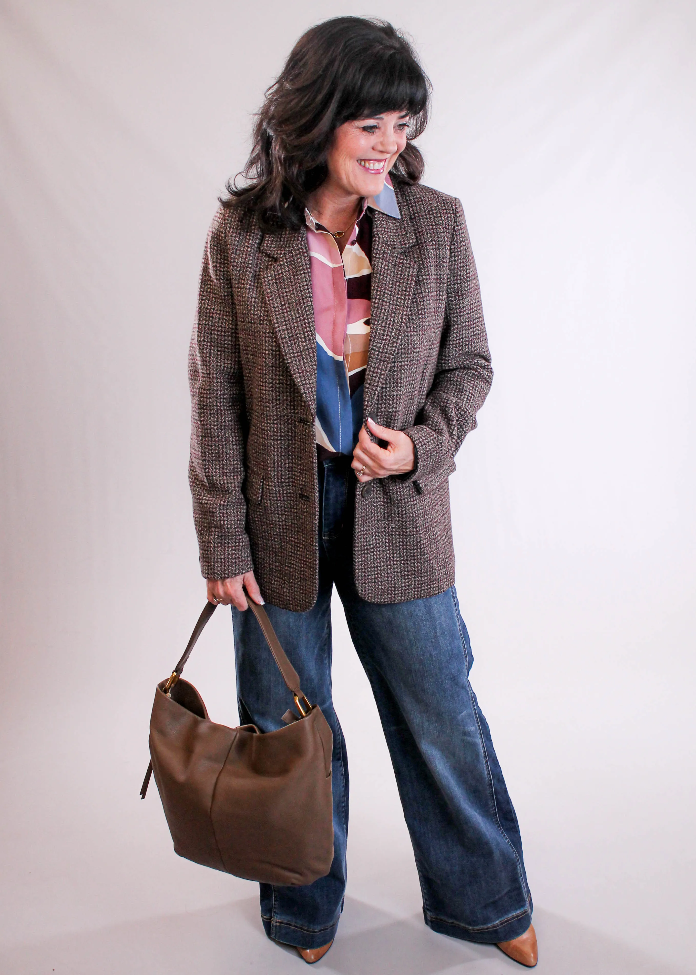 Hobo Harley Handbag Dark Elm