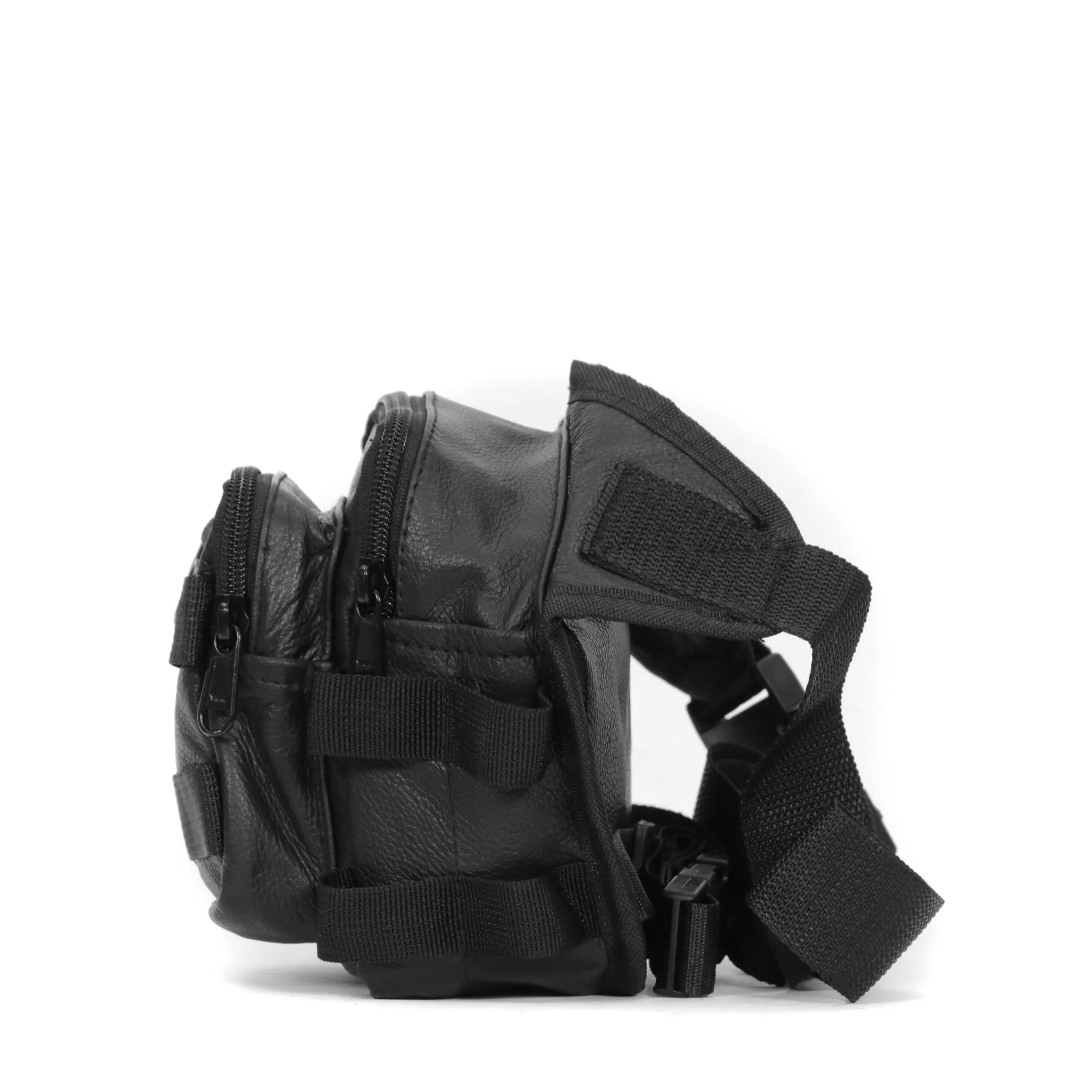 Hot Leathers BPT1103 Black Tactical Thigh Bag