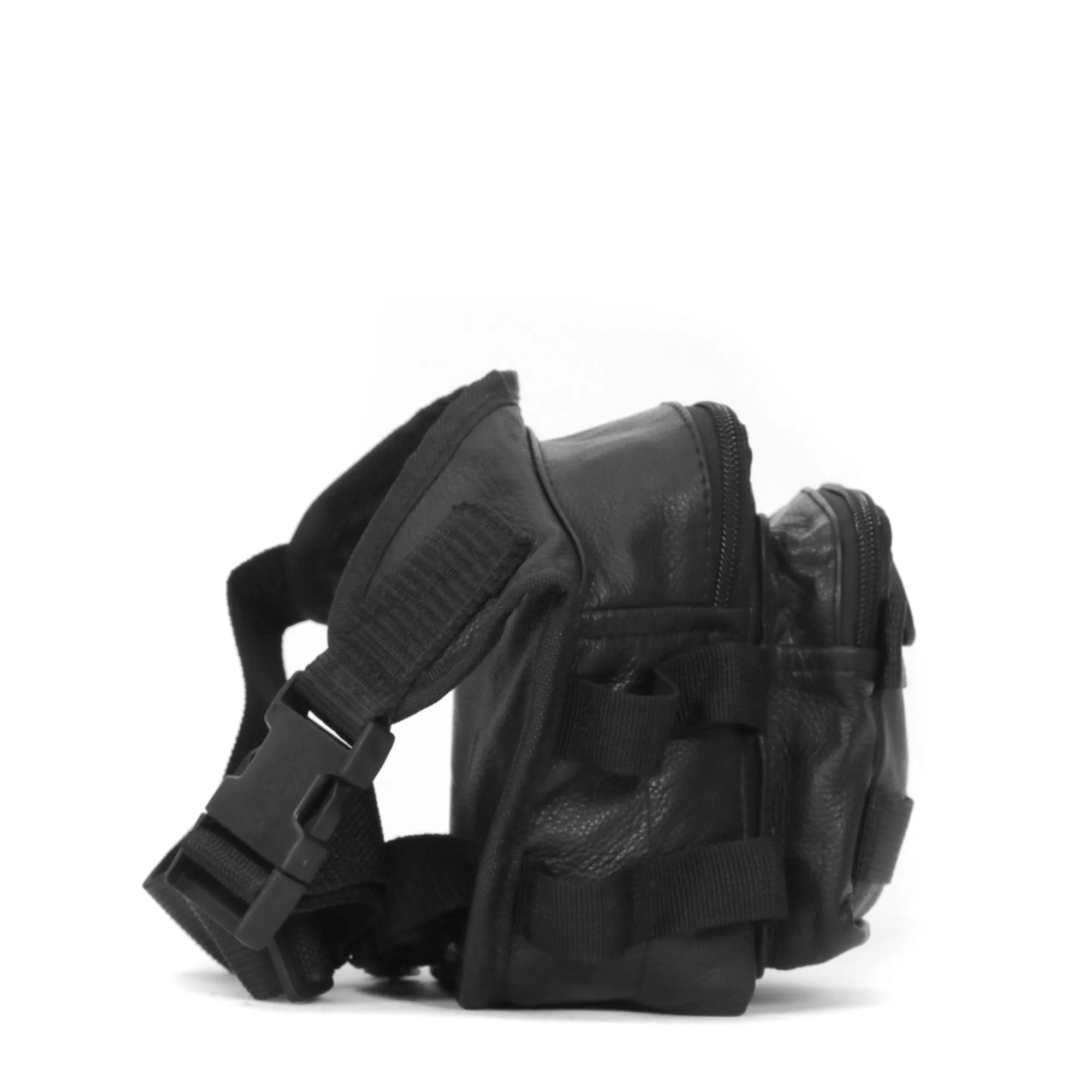 Hot Leathers BPT1103 Black Tactical Thigh Bag