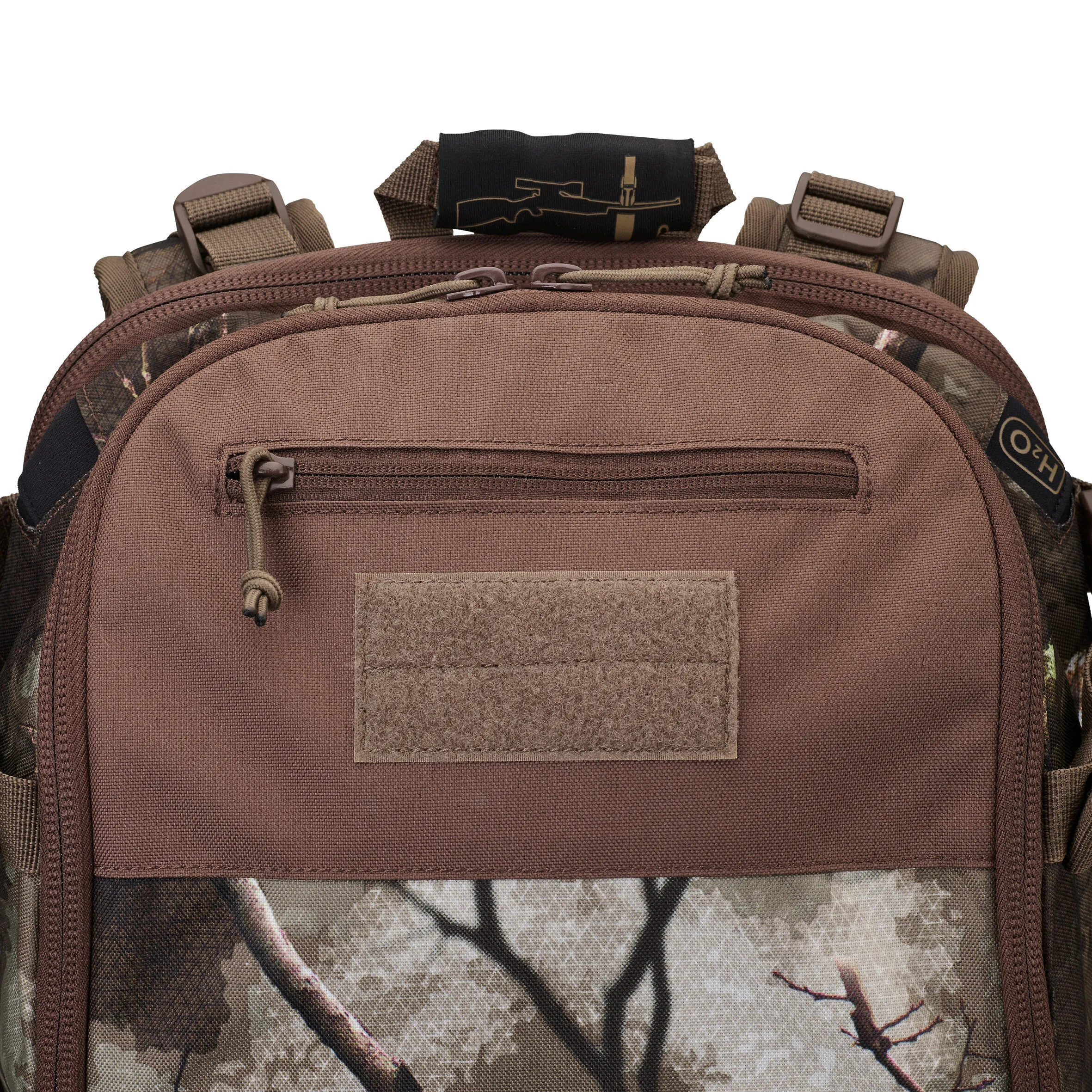 Hunting backpack TREEMETIC X-Access 45 L compact camouflage SOLOGNAC, khaki