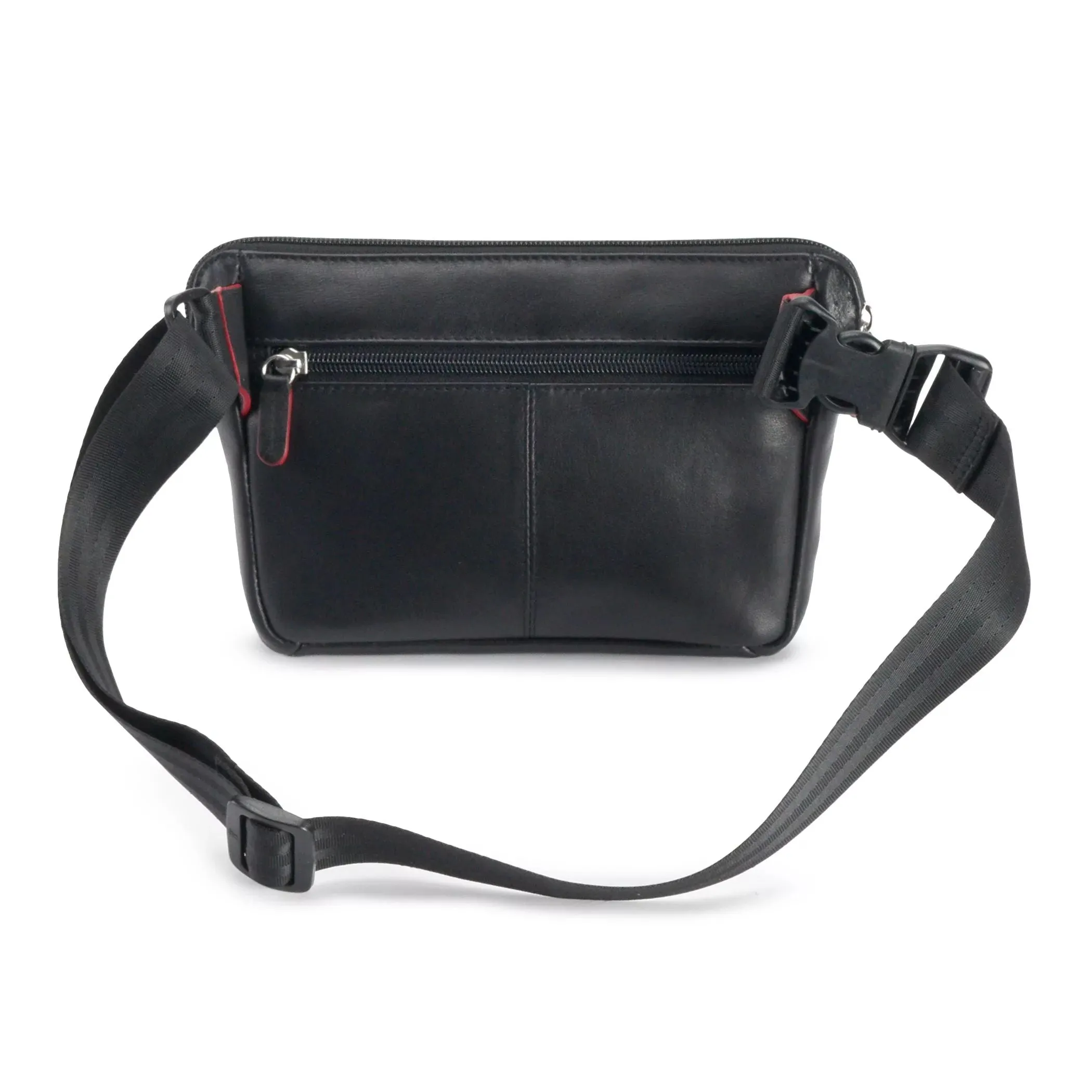 ili Slim leather belt bag ili, black