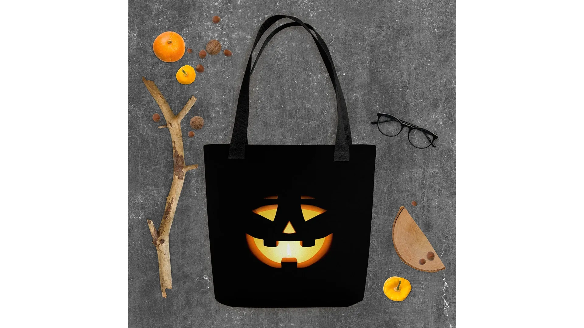 Jack-O-Lantern Jamboree Carving Tote Bag