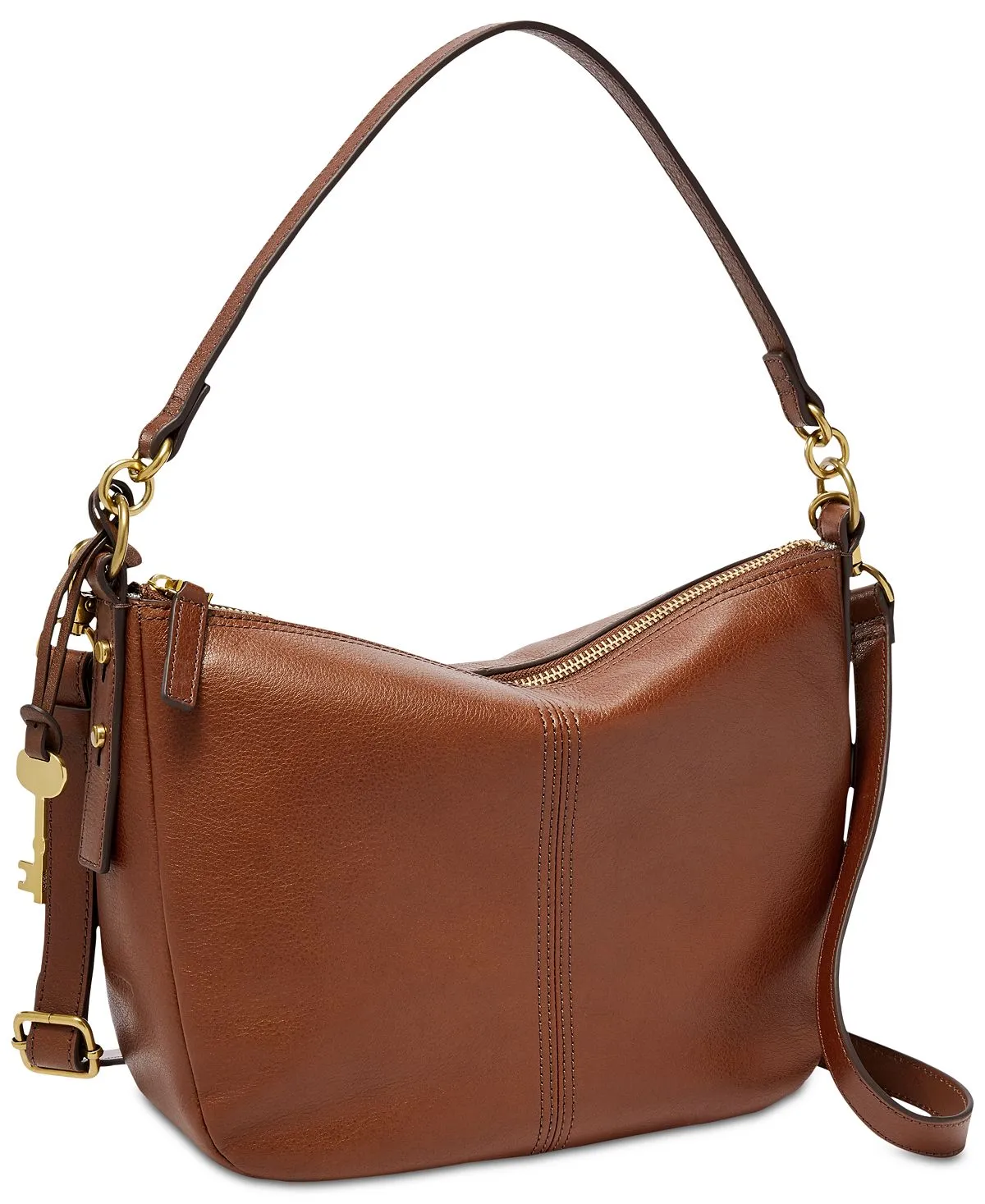 Jolie Fossil Leather Crossbody Bag