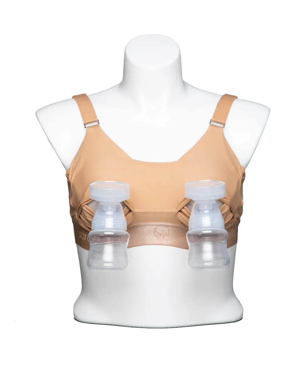 Journey Hands Free Pumping Bra | Latte