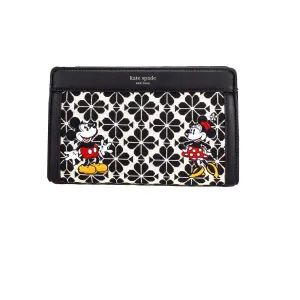 Kate Spade Disney 100 Medium Spade Flower Jacquard Canvas Crossbody Bag