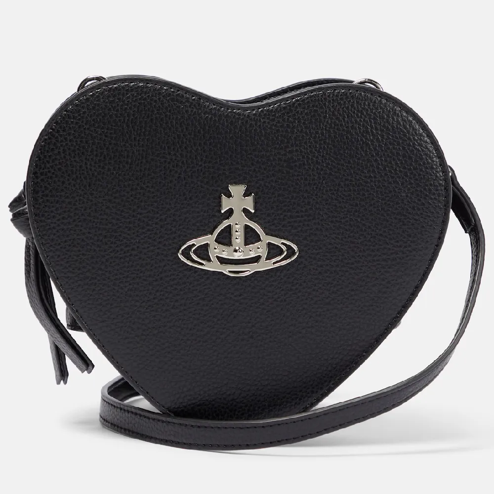 Louise Vivienne Westwood Small Leather Crossbody Bag, Black