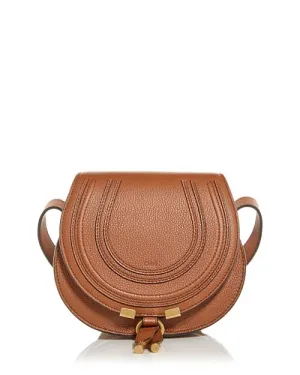 Marcie Chloe Small Leather Saddle Bag, Brown