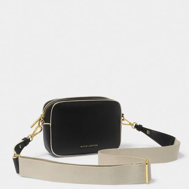 Marni Mini Crossbody Bag | Black & Light Sand