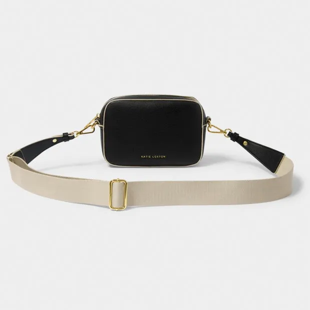 Marni Mini Crossbody Bag | Black & Light Sand