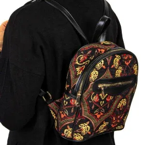 Navy Blue Turkish tribal Travel backpack