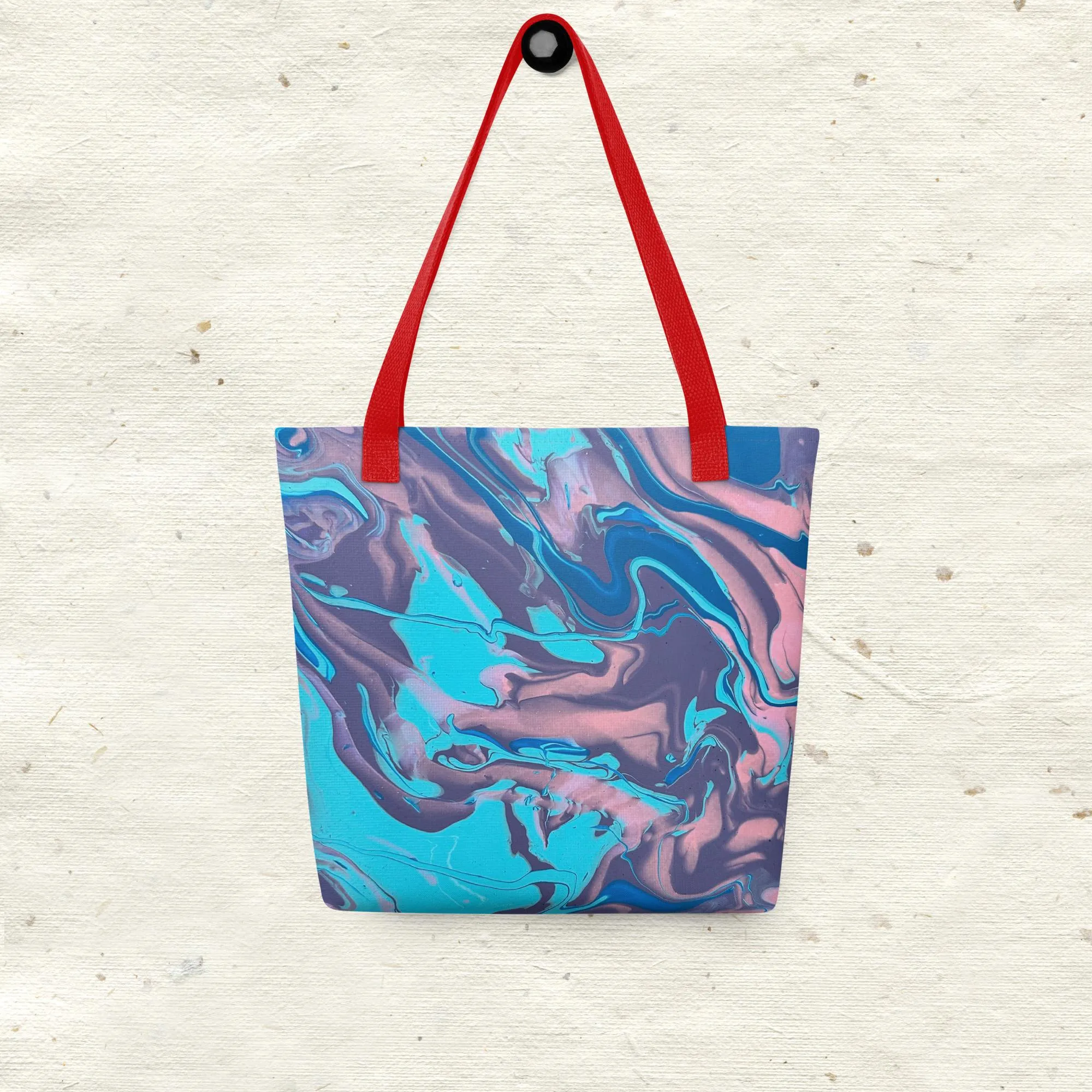 Pink Tote Blue Tote Bag