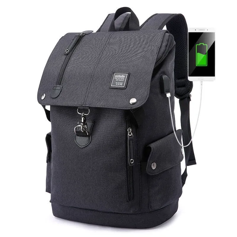 Simplism style business travel computer student casual backpack