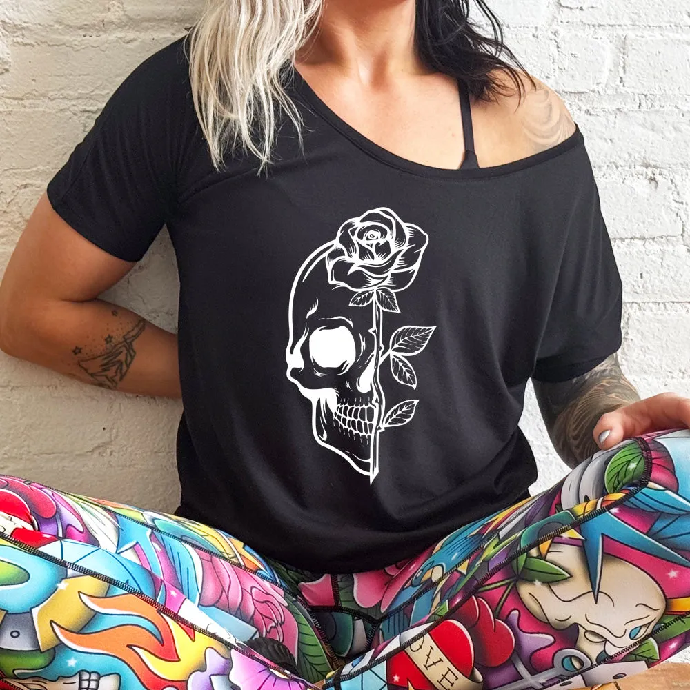 Skull Rose | Slouchy Tee