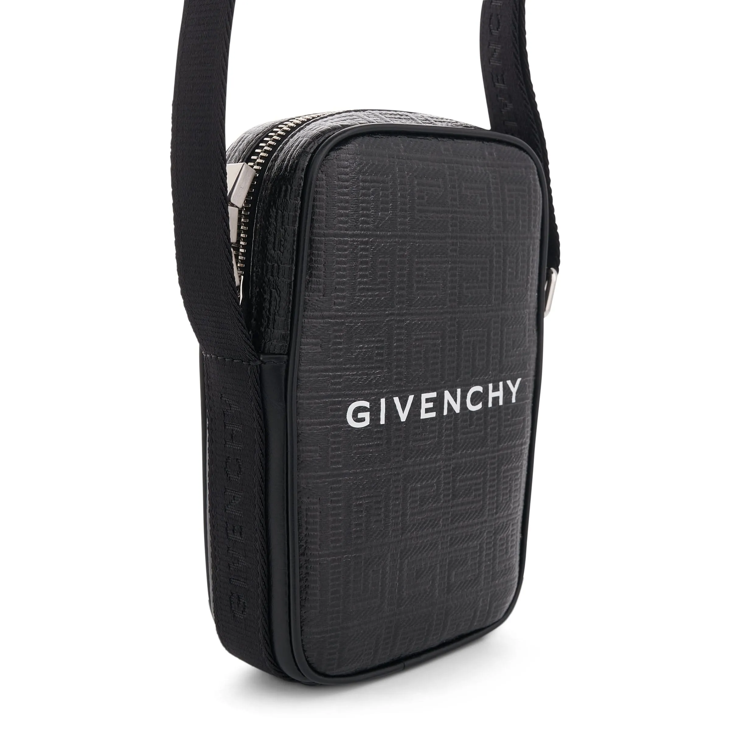 Small G-Essentials Vertical Bag with 4G Jacquard in Black