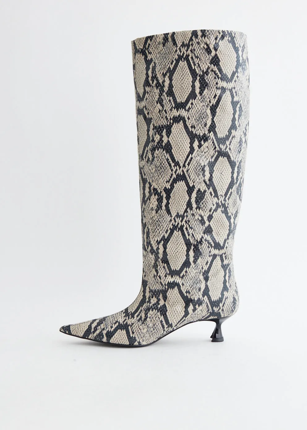 Soft Snake Slouchy High Shaft Boots