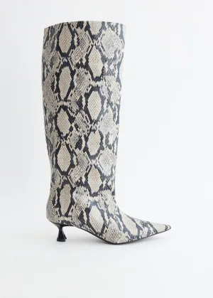 Soft Snake Slouchy High Shaft Boots