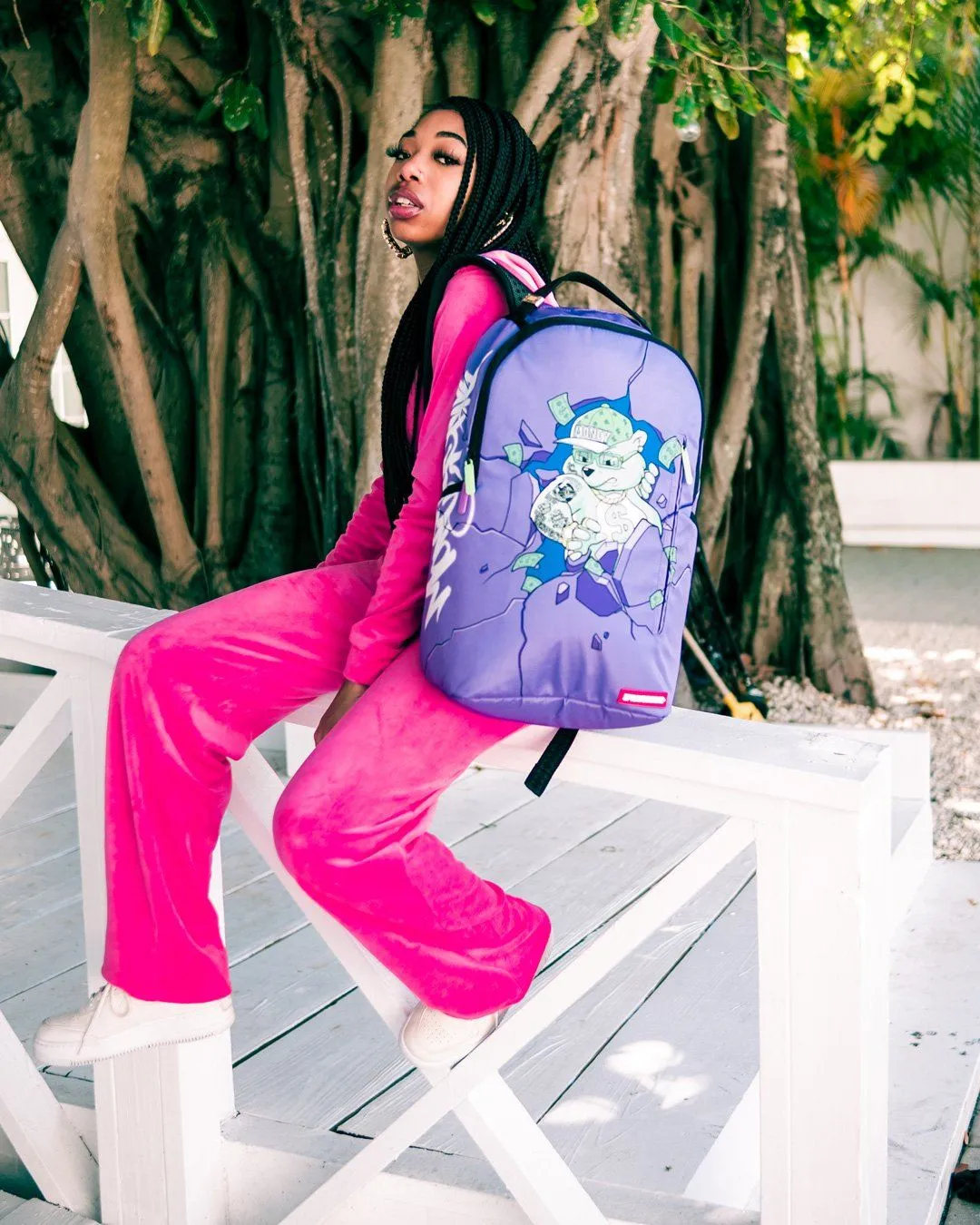 Sprayground Backpack MONEY BEAR BREAKOUT BACKPACK (DLXR) Multicolor