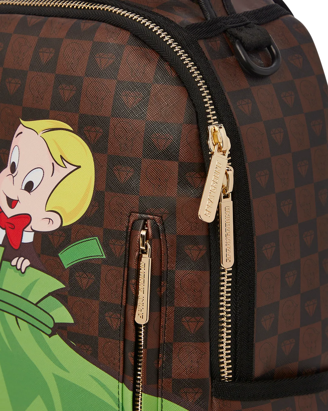 Sprayground Backpack RICHIE RICH MONEY SHARK Brown