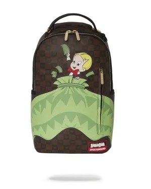 Sprayground Backpack RICHIE RICH MONEY SHARK Brown