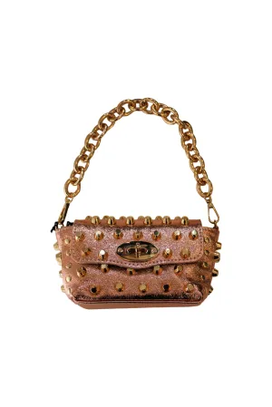 Stefano Ghilardi Martha 111 Leather Bag | Rose Metallic