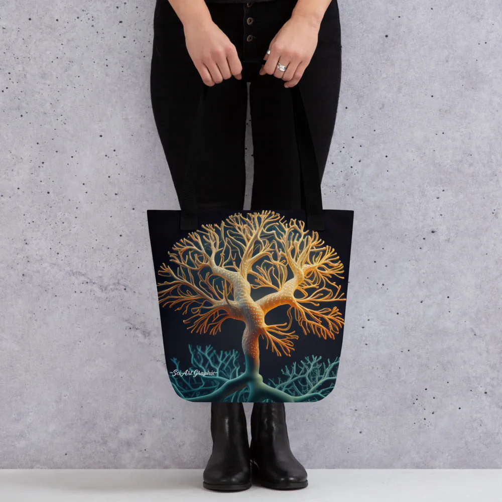 Tote Bag Cellular Tree