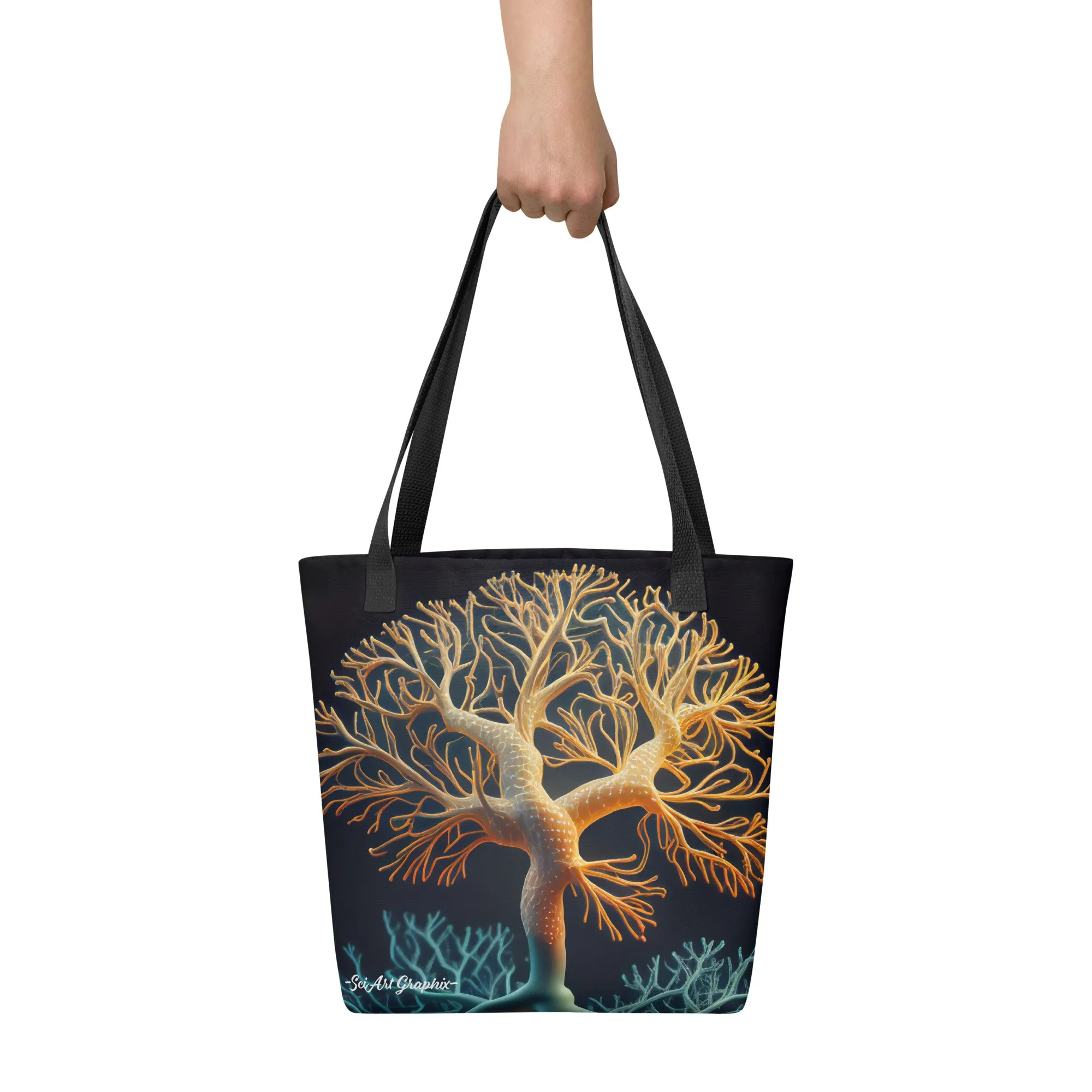 Tote Bag Cellular Tree