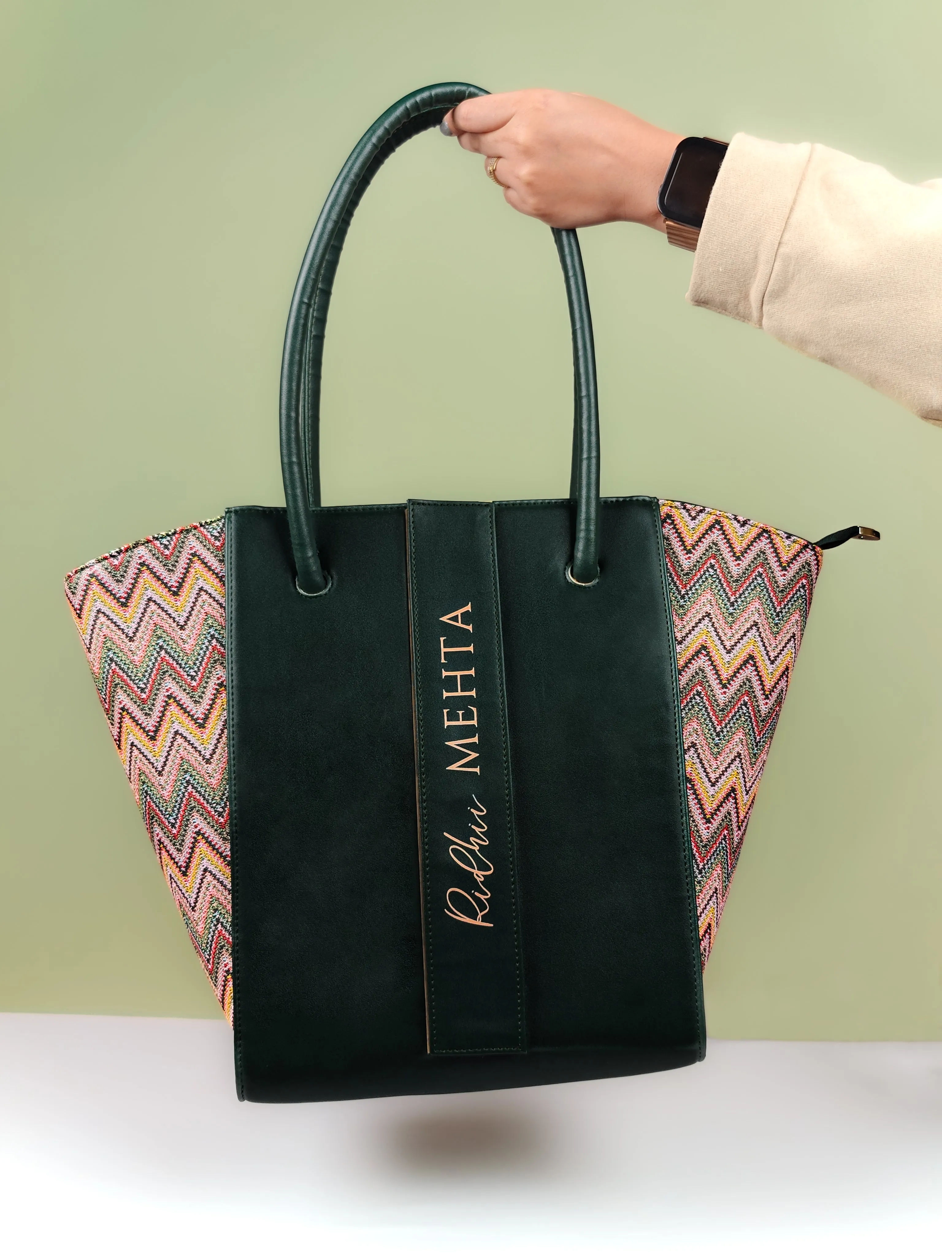 Tote Bags for Women - Emerald Fusion Edition