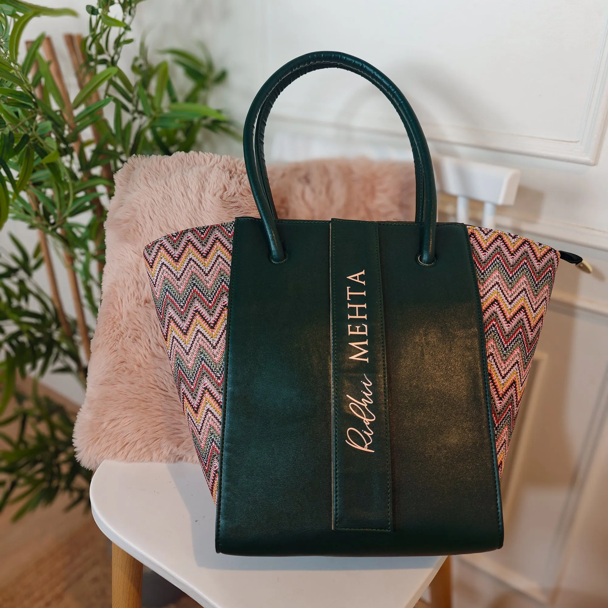 Tote Bags for Women - Emerald Fusion Edition