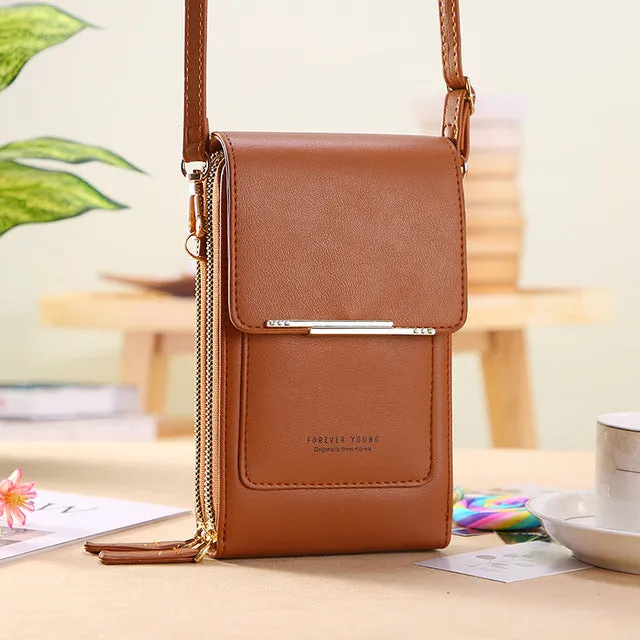 Women Bags Wallet Touch Screen Phone Crossbody Shoulder Strap Handbag