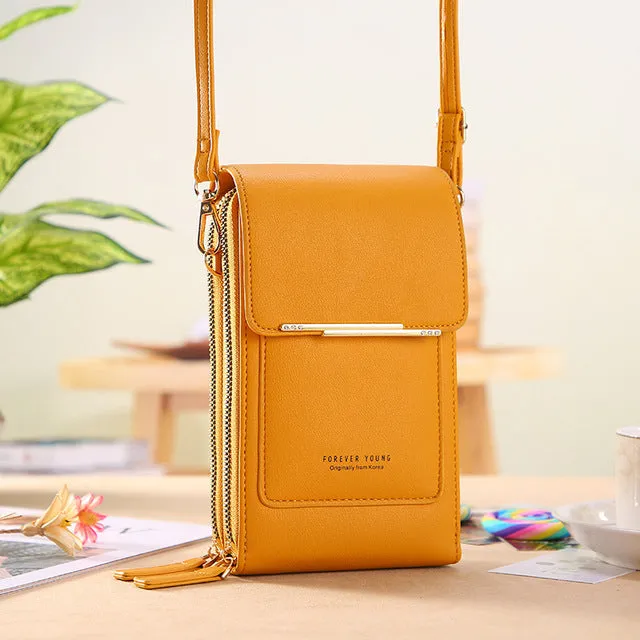 Women Bags Wallet Touch Screen Phone Crossbody Shoulder Strap Handbag