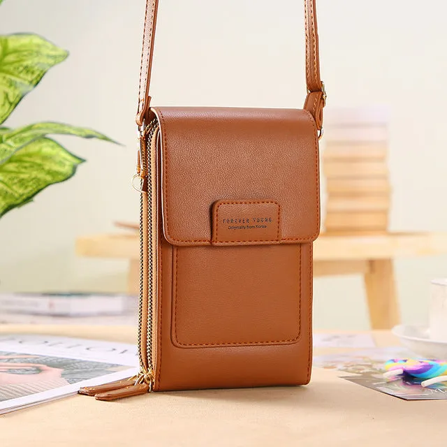 Women Bags Wallet Touch Screen Phone Crossbody Shoulder Strap Handbag